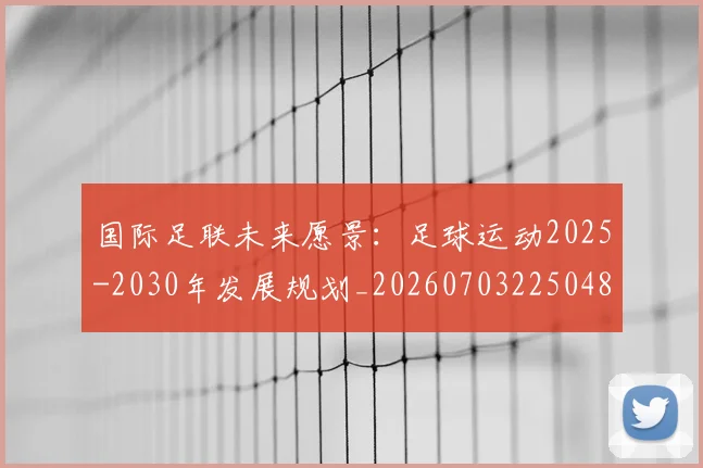 国际足联未来愿景:足球运动2025-2030年发展规划_20260703225048